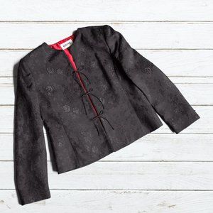 Kasper Black Long Sleeve Evening Jacket (New)